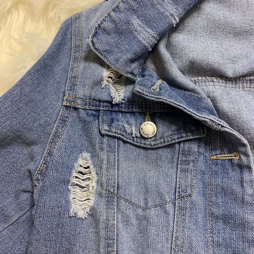 CISONO Ripped Jean Jacket - Picture 3 of 4